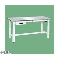 サカエ 電動昇降作業台(重量タイプ/ステンレスカブセ天板/W1500×D750×H630ー1280/引出付) DKN157ASUW