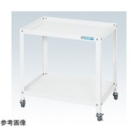サカエ スペシャルワゴン(軽量/エラストマー車/2段タイプ/W600×D400×H600 ホワイト) SR60602EW