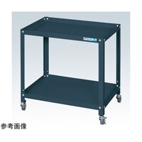 サカエ スペシャルワゴン(軽量/エラストマー車/2段タイプ/W600×D400×H600 ダークグレー) SR60602ED