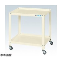 サカエ スペシャルワゴン(軽量/エラストマー車/2段タイプ/W750×D500×H600 アイボリー) SR75602EI
