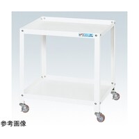 サカエ スペシャルワゴン(軽量/ナイロンウレタン車/2段タイプ/W400×D330×H600 ホワイト) SR43602NUW