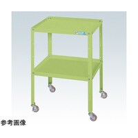 サカエ スペシャルワゴン(軽量/ナイロンウレタン車/2段タイプ/W750×D500×H740 グリーン) SR75742NUG