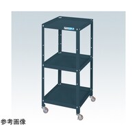 サカエ スペシャルワゴン(軽量/ナイロンウレタン車/3段タイプ/W350×D350×H810 ダークグレー) SR33813NUD