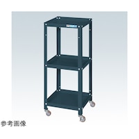 サカエ スペシャルワゴン(軽量/ナイロンウレタン車/3段タイプ/W400×D330×H880 ダークグレー) SR43883NUD