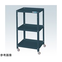 サカエ スペシャルワゴン(軽量/ナイロンウレタン車/3段タイプ/W480×D420×H880 ダークグレー) SR44883NUD
