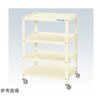 サカエ スペシャルワゴン(軽量/ナイロンウレタン車/4段タイプ/W750×D500×H880 アイボリー) SR75884NUI
