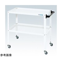 サカエ スペシャルワゴン(軽量/エラストマー車/2段タイプ/取手付/W600×D400×H740 ホワイト) SR60742TEW