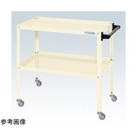サカエ スペシャルワゴン(ナイロンウレタン車/2段タイプ/取手付/W600×D400×H740 アイボリー) SR60742TNUI
