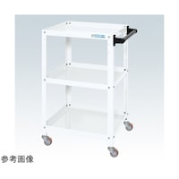 サカエ スペシャルワゴン(軽量/エラストマー車/取手付/W600×D400×H810 ホワイト) SR60813TEW