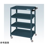 サカエ スペシャルワゴン(軽量/ナイロンウレタン車/取手付/W540×D450×H880 ダークグレー) SR54884TNUD