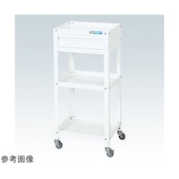 サカエ スペシャルワゴン(軽量/エラストマー車/引出し1段付/W540×D450×H880 ホワイト) SR54883AEW