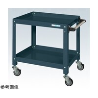 サカエ スペシャルワゴン(重量/サイレントゴム車/2段タイプ)W600×D450×H600 ダークグレー SRJ64602SRD