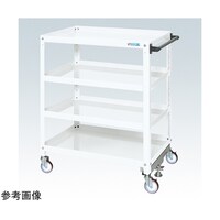 サカエ スパワゴン(サイレントエラストマ車/4段)W900×D600×H1100ホワイトSAS90114FSEW
