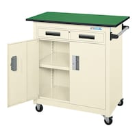 サカエ パネルワゴン(天板付)W900×D600×H900 PKW7AINTE