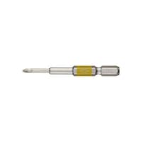 ベッセル ダイヤモンド剛彩段付ビット 片頭 +1×65mm 6.35mm 40V対応 DG161065