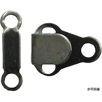 ニホンチュウコウボウ カギホック 検針器対応 巾10×14mm 黒 1セット(5組入) FK50001 ※3セット以上から注文可能(販売価格は1セット単位の価格)