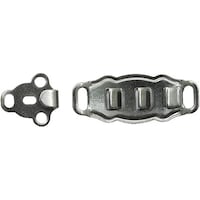 ニホンチュウコウボウ カギホック 検針器対応 巾11×28mm 黒 1セット(100組入) FK50201100