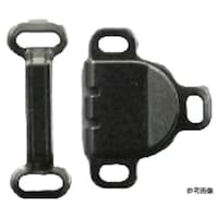 ニホンチュウコウボウ カギホック 検針器対応 巾16×13mm 黒 1セット(5組入) FK50801 ※3セット以上から注文可能(販売価格は1セット単位の価格)