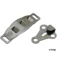 ニホンチュウコウボウ カギホック 検針器対応 巾12×33mm 黒 1セット(100組入) FK51001100