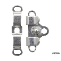 ニホンチュウコウボウ カギホック 検針器対応 巾21×12mm 白 1セット(100組入) FK52500100