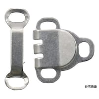 ニホンチュウコウボウ カギホック 検針器対応 巾12×11mm 白 1セット(5組入) FK52800 ※3セット以上から注文可能(販売価格は1セット単位の価格)