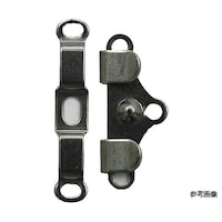 ニホンチュウコウボウ カギホック 検針器対応 巾21×12mm 黒 1セット(100組入) FK53301100