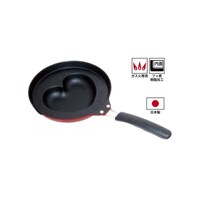 アズワン ハートのオムフライパン(レッド) KS2828T
