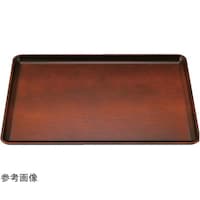 福井クラフト A)尺3新木目会席盆 ブラウン弱SL 80013051
