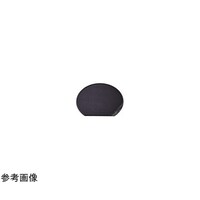 福井クラフト A)尺2雲流半月盆 黒SLタタキ白乱糸/裏布目朱渕黒 80075027