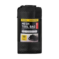 アイリスオーヤマ メッシュツールバッグ ボックスタイプ W35 ブラック TLBB35
