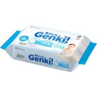 アイリスオーヤマ 【ケース販売用】 あんしん Genki!おしりふき 1袋(80枚入) GOK801N