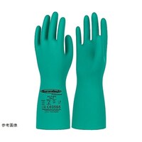 ダンロップホームプロダクツ 化学防護手袋 サミテック グリーン S シボ 植毛あり GCF07C S ※2双以上から注文可能(販売価格は1双単位の価格)