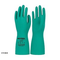 ダンロップホームプロダクツ 化学防護手袋 サミテック グリーン L シボ 植毛なし GCU07C L ※2双以上から注文可能(販売価格は1双単位の価格)
