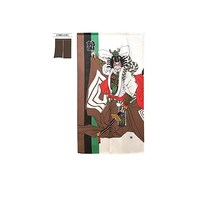 P・O・Pプロダクツ N_定番のれん 新しばらく 市松レース 42165