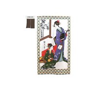 P・O・Pプロダクツ N_定番のれん 邦楽 市松レース 42184