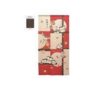 P・O・Pプロダクツ N_定番のれん 貼り絵七福ろう RE 42243