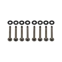ainex 水冷ファン固定用ネジセット 25mm厚2台用 ブラック 1セット(8個入) SCI04SBK