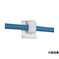 パンドウイットコーポ 固定具 コードクリップ ゴム系粘着テープ付ナチュラル(500個入 ※ケース販売 ACC62AD