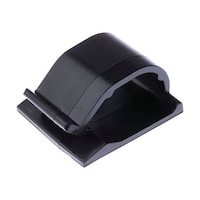パンドウイットコーポ 固定具 コードクリップ アクリル系粘着テープ付 耐候性黒 ※ケース販売 ACC62ATD0