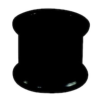 ヒカリ イス脚キャップバラ 黒丸 21mm ※ケース販売 BBE0212