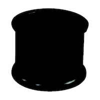 ヒカリ イス脚キャップバラ 黒丸 28mm ※ケース販売 BBE0282
