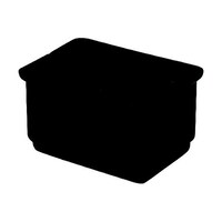 ヒカリ イス脚キャップバラ黒23×36×25mm ※ケース販売 BBE23302