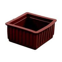 ヒカリ イス脚キャップバラ 茶角 45mm ※ケース販売 BBE4453
