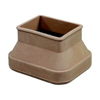 ヒカリ フリーサイズゴム脚キャップバラ ベージュ 長角30×40ー40×52mm ※ケース販売 BF435402