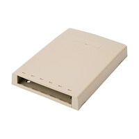 パンドウイットコーポ 光ファイバー・マルチメディアアウトレット 6個口 アイボリー ※ケース販売 CBXF6EIAY