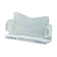ヒカリ 名刺ホルダー 1段 透明 ※ケース販売 CSM11
