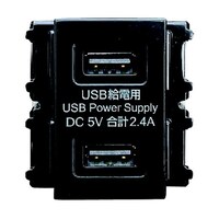 スガツネ工業 (210033280)埋込充電用USBコンセント ※ケース販売 DM2U2P2GR