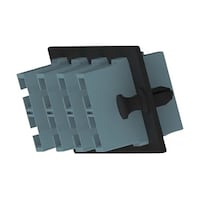 パンドウイットコーポ 光ファイバー SCアダプタパネル デュプレックス 8芯 OM3/OM4 ※ケース販売 FAP4WAQDSCZ