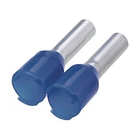 パンドウイットコーポ 絶縁付フェルール端子(SingleWire DIN規格)AWG6 ブルー 100本入 ※ケース販売 FSD8418C