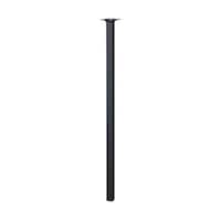 ヒカリ スマートレグ角脚 25×25×690mm 黒 ※ケース販売 KTSK25691